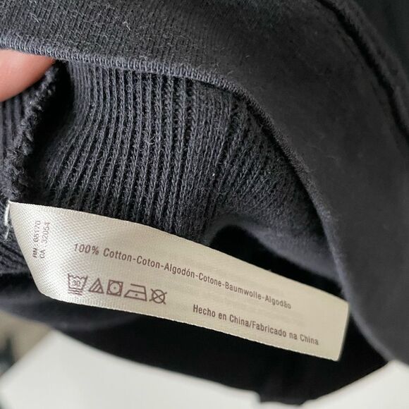 Free People Beach Black Cotton Ribbed Stretch Button Up Dress -XS - Picture 5 of 6